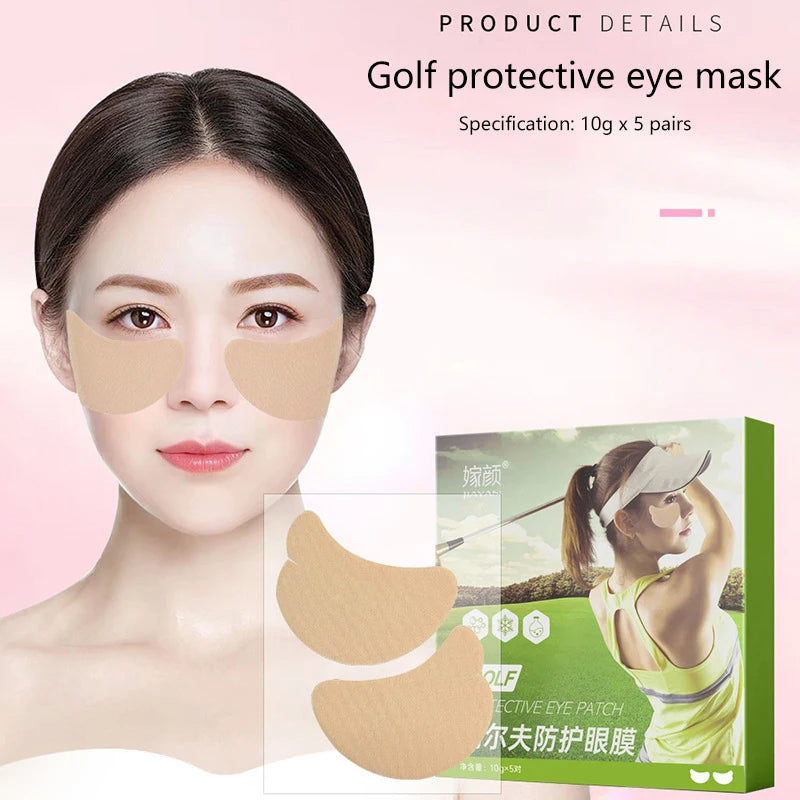 5-Pair UV Face Protection Patches | Golf, Beach & Outdoor UV Face Patches QXL