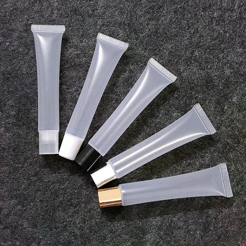 20ml Refillable Lip Gloss Tube | Empty PE Squeeze Container Lip Gloss Container QXL