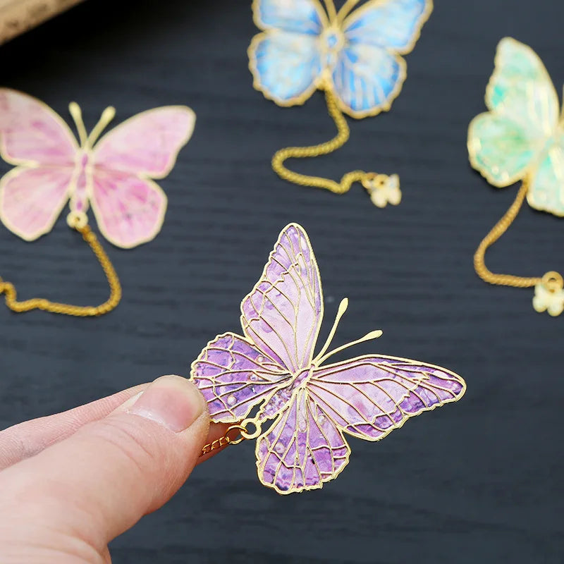 Hollow Butterfly Magnetic Bookmark | Reading Gift & Souvenir Magnetic Bookmark QXL