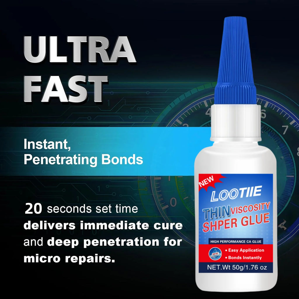 50g Super Glue – Fast-Drying Multi-Purpose Instant Adhesive Instant Adhesive QXL