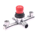 Double Outlet Pressure Regulator Valve | Air Compressor Part Pressure Regulator Valve QXL Silver