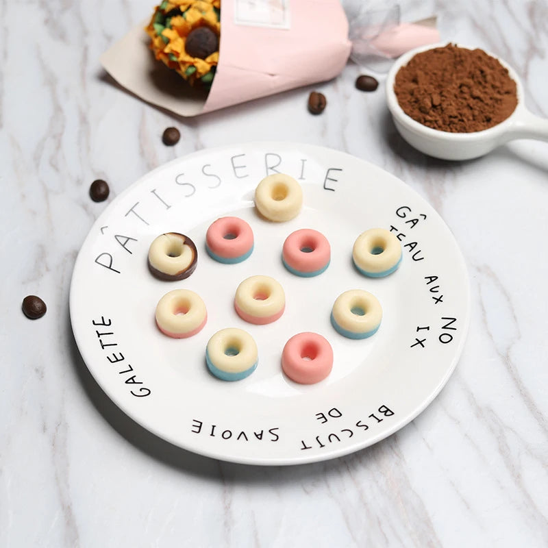 64-Cavity Mini Donut Silicone Mold – Candy, Chocolate & Jelly Silicone Baking Mold QXL