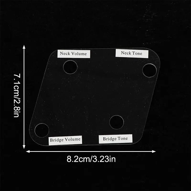 Guitar Wiring Harness Template Display Plate | ST LP TL Jazz Guitar Wiring Template QXL B