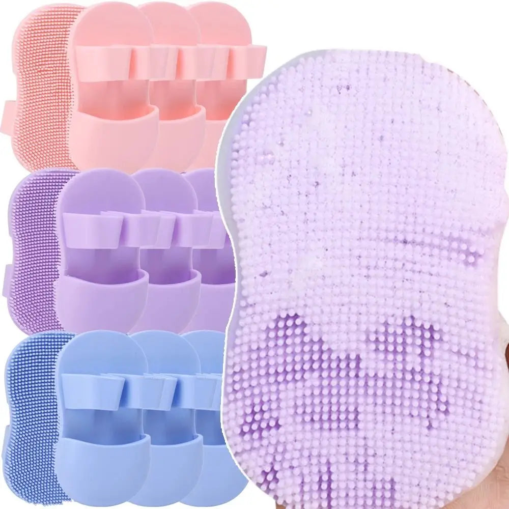 Silicone Mini Facial Cleansing Brush | Soft Face Scrubber Facial Cleansing Brush QXL