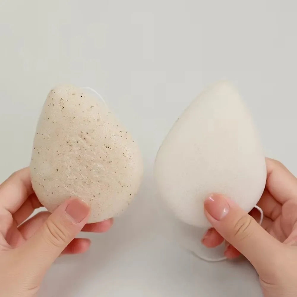 Walnut Seed Konjac Facial Sponge | Gentle Exfoliating Face Puff Exfoliating Face Sponge QXL