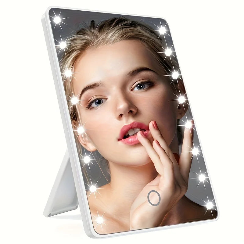 LED Makeup Mirror Touch Dimmer | USB & Battery Powered LED Vanity Mirror QXL
