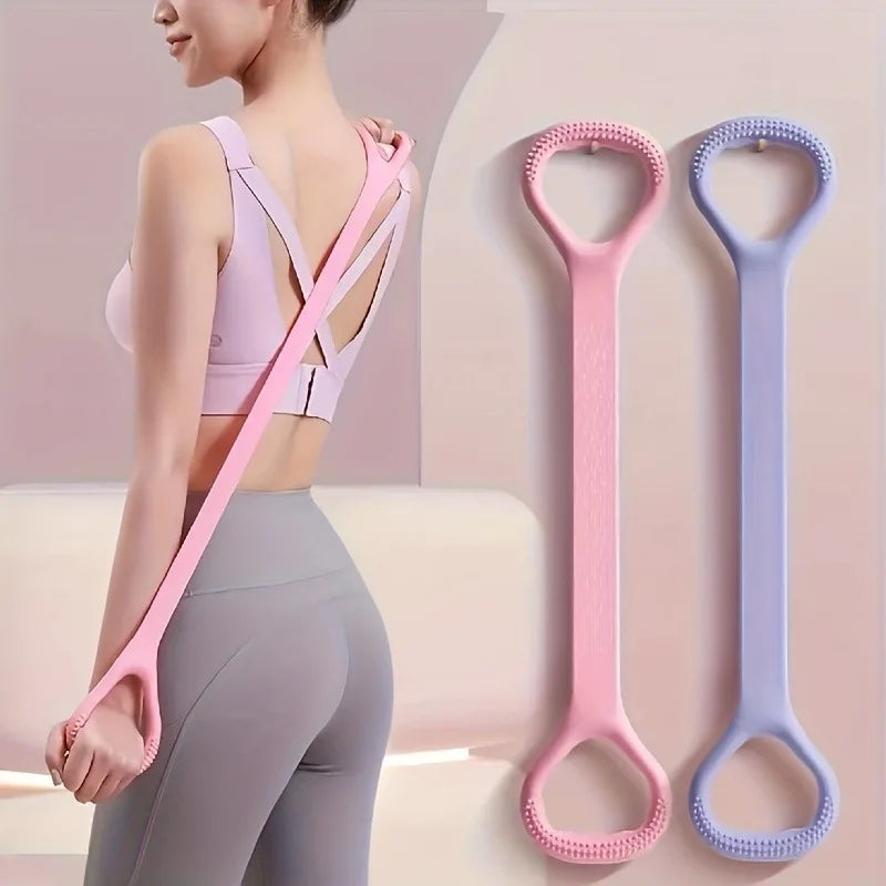 Figure-8 Silicone Resistance Band | Back & Shoulder Toning Resistance Band QXL