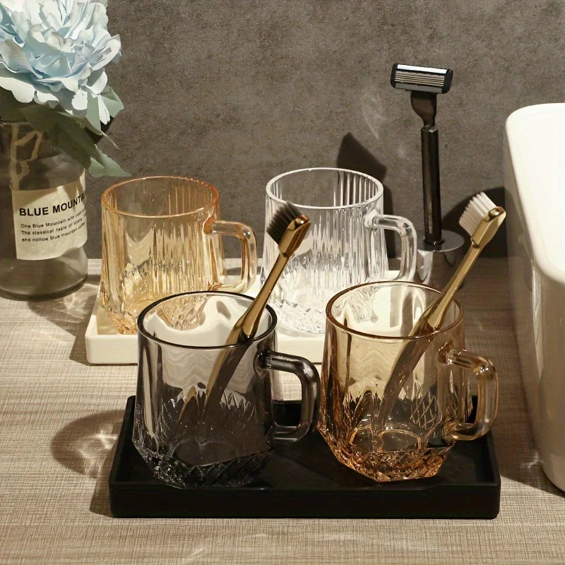 Wood Grain Plastic Serving & Toiletry Storage Tray Serving Storage Tray QXL