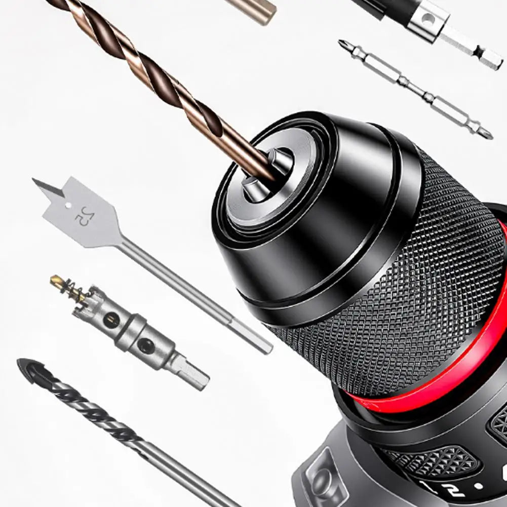 Keyless Ratchet Self-Locking Drill Chuck | 3-Jaw Metal Keyless Drill Chuck QXL