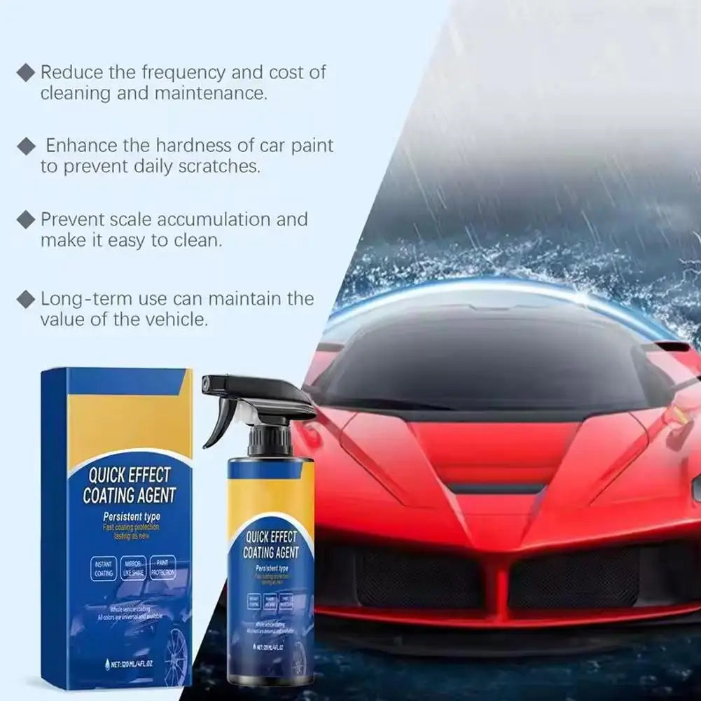 Car Body Coating Spray | Anti-Scratch Protection 120ml Car Coating Spray QXL