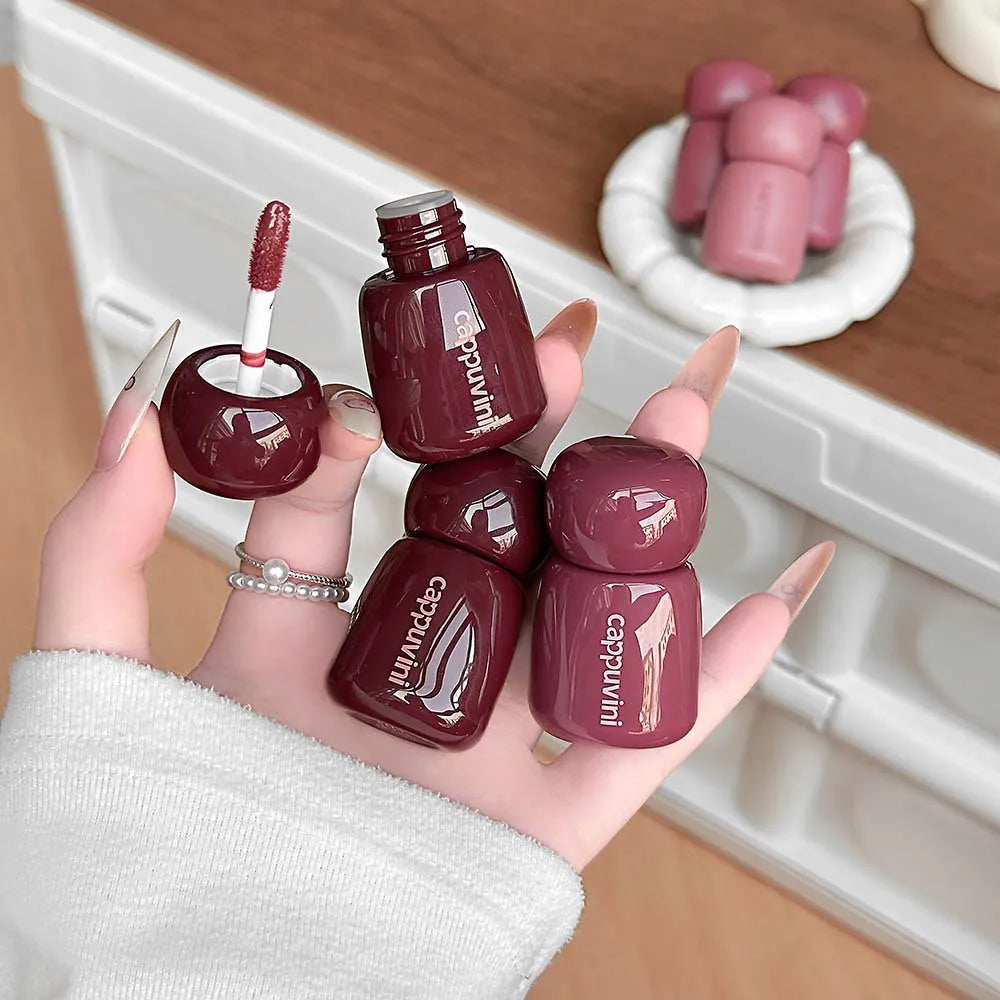 Matte & Glossy Lip Glaze | Velvet Lip Gloss & Mirror Lipstick Lip Glaze Gloss QXL