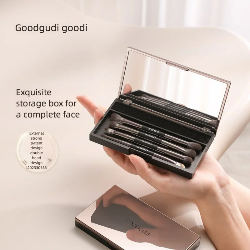 5-Pc Double-Head Makeup Brush Set | Storage Box Included Makeup Brush Set QXL