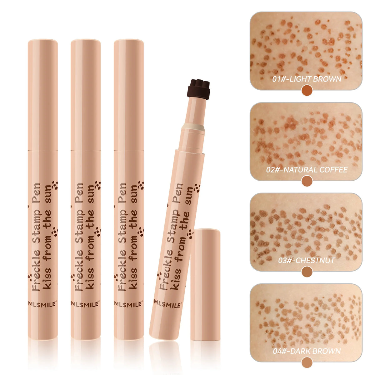 Waterproof Freckle Pen – Natural Faux Freckle Makeup Tool Freckle Stamp Pen QXL