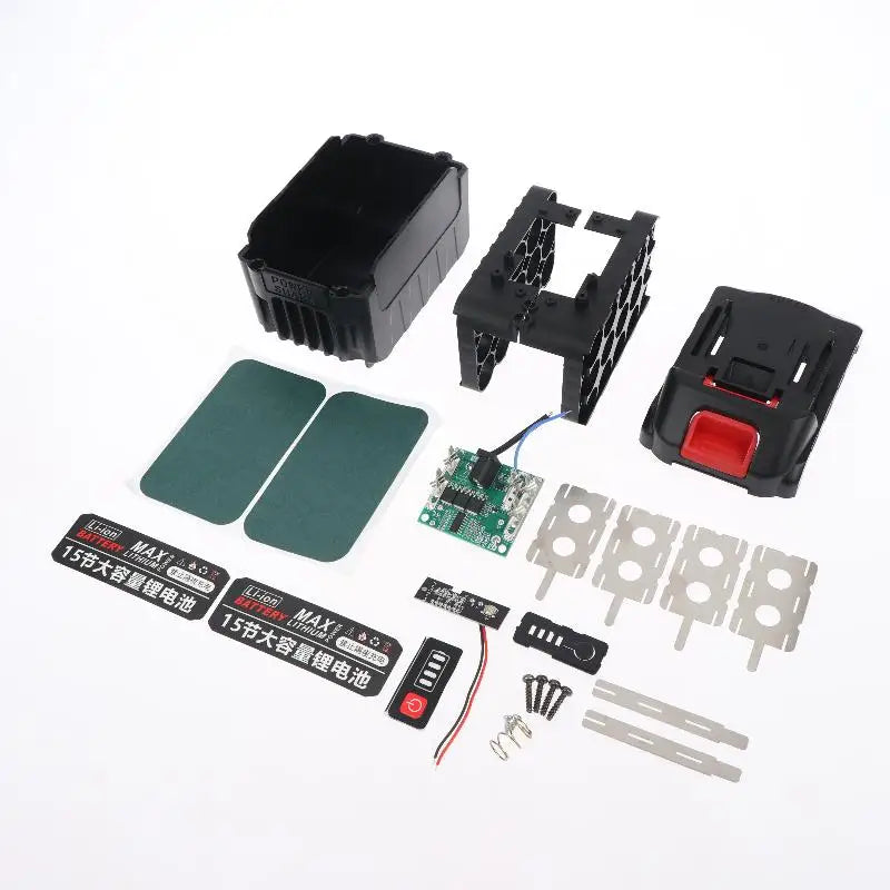 21V Li-ion BMS Protection Circuit Board Box | 18650 DIY Pack Battery BMS Housing QXL 30 sections