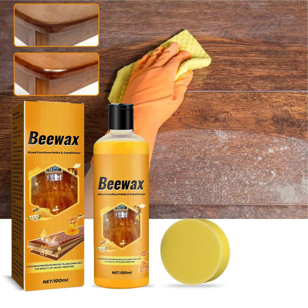 Natural Beeswax Furniture Polish & Wood Cleaner Spray 100ml Furniture Polish Spray QXL