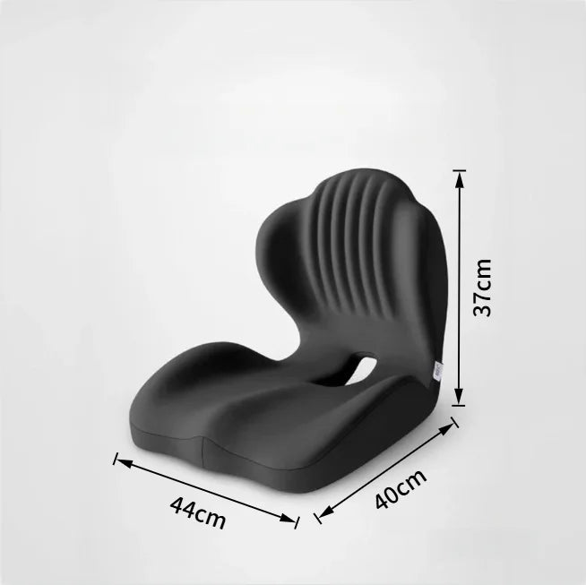 Ergonomic Coccyx Memory Foam Seat Cushion | Office & Car Memory Foam Cushion QXL black 1