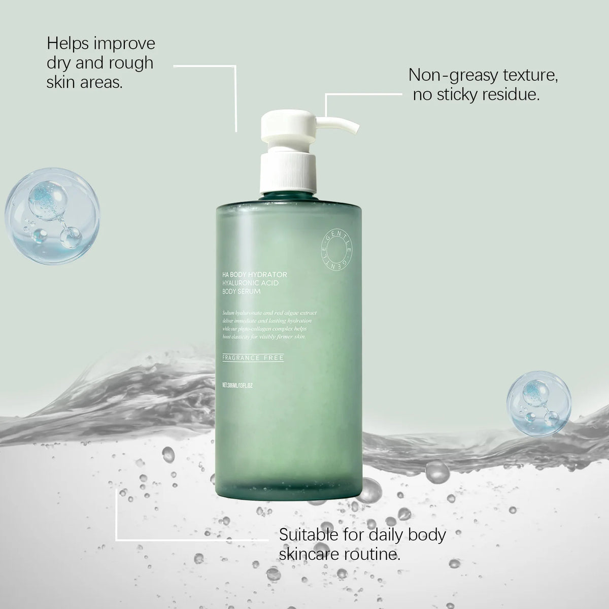 Hyaluronic Acid Body Lotion | Firming & Hydrating Essence 386ml Body Moisturizing Lotion QXL