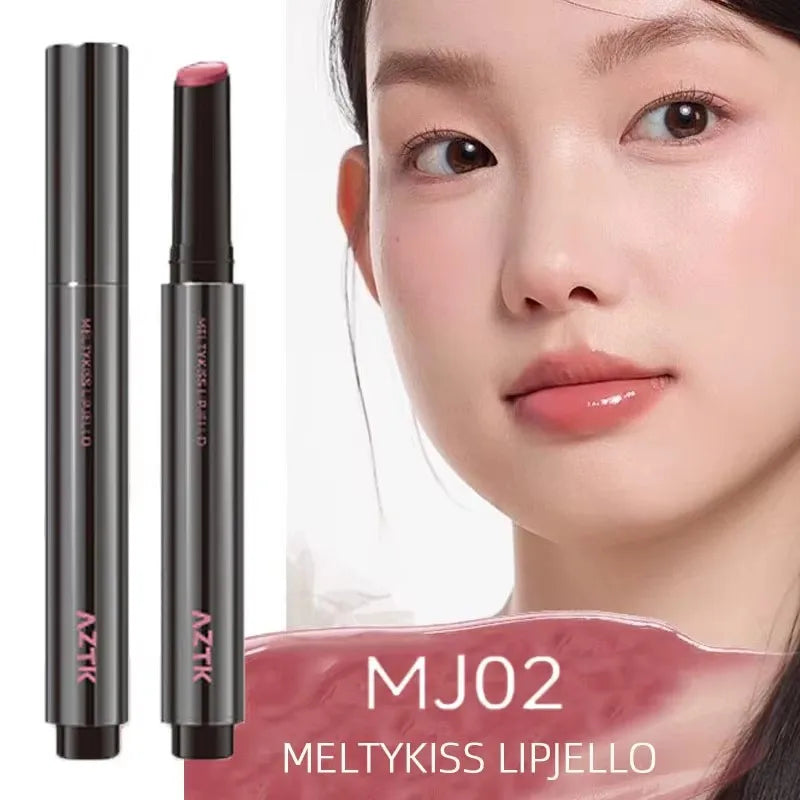 AZTK MeltyKiss Lip Jello | Mirror Gloss Jelly Lipstick Jelly Lip Gloss QXL