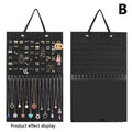 Felt Hanging Jewelry Organizer for Earrings, Necklaces & More Jewelry Organizer QXL B