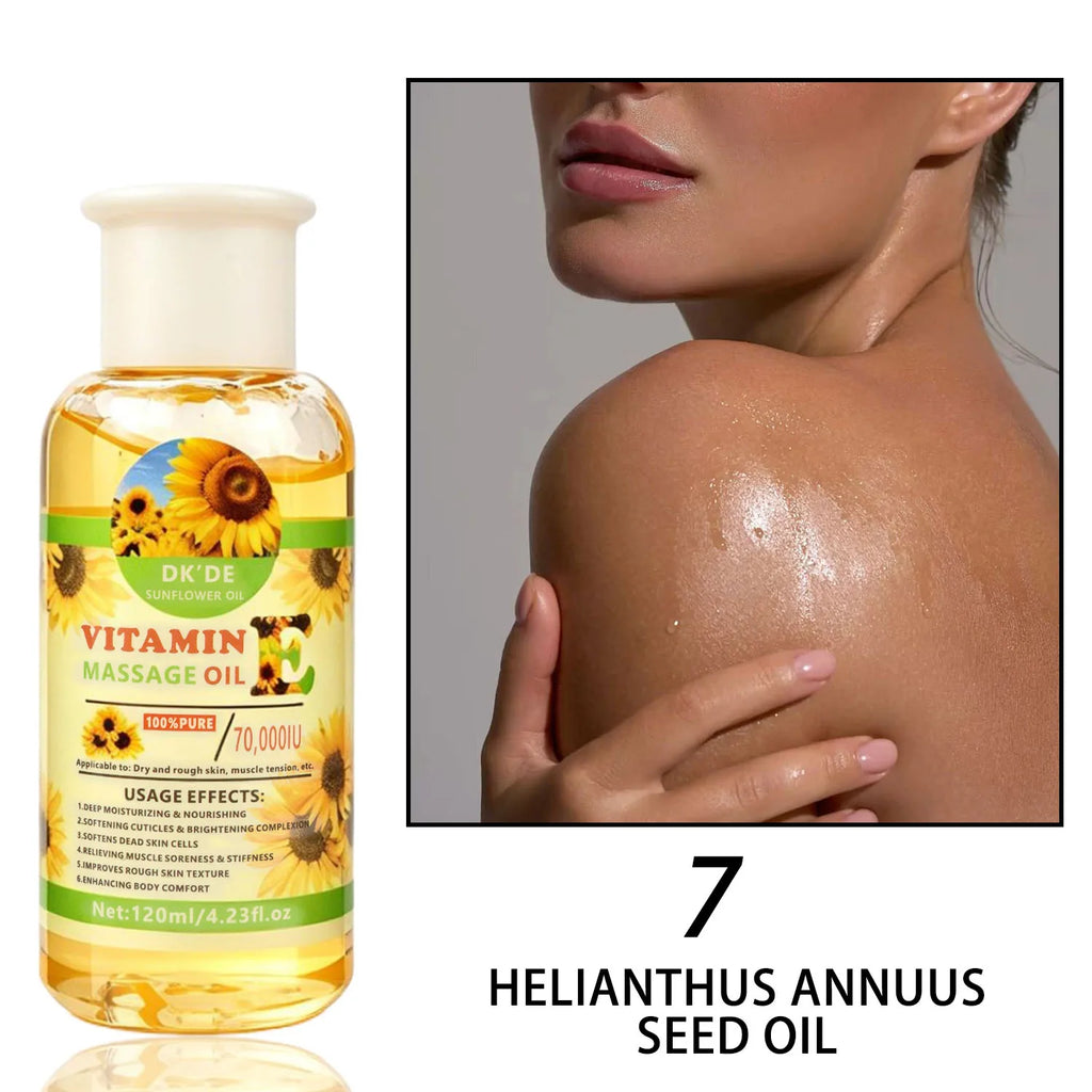 Vitamin Body Massage Oil & Moisturizing Lotion – All Skin Types Body Massage Oil QXL 1021-7