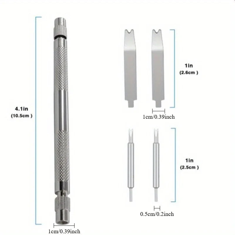 5-Piece Watch Strap Removal & Repair Tool Kit | Spring Bar Set Watch Repair Tool QXL