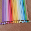 80-Pc Lucky Star Origami Paper Strips | Quilling Craft Kit Origami Craft Kit QXL 80pcs
