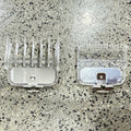2-Pack Hair Clipper Guide Combs – 1.5mm & 4.5mm Guards Clipper Guide Combs QXL Transparent