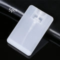 5-Pack Card-Shaped Fine Mist Spray Bottles | Travel Atomizer Travel Perfume Atomizer QXL Transparent-5pcs
