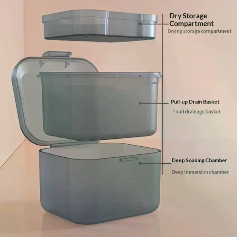 Dental Retainer & Braces Storage Case with Accessories Retainer Storage Case QXL