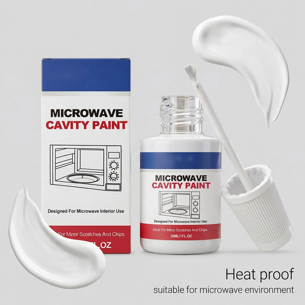 Microwave Interior Cavity Paint 30ml | High-Gloss Touch-Up Appliance Repair Paint QXL