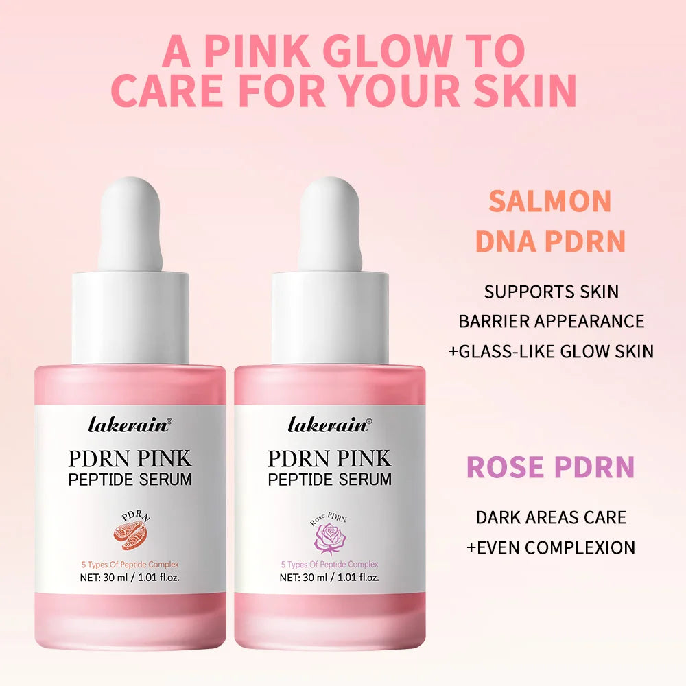 Korean Toner Pad & Salmon PDRN Pink Peptide Serum Kit Facial Serum Kit QXL