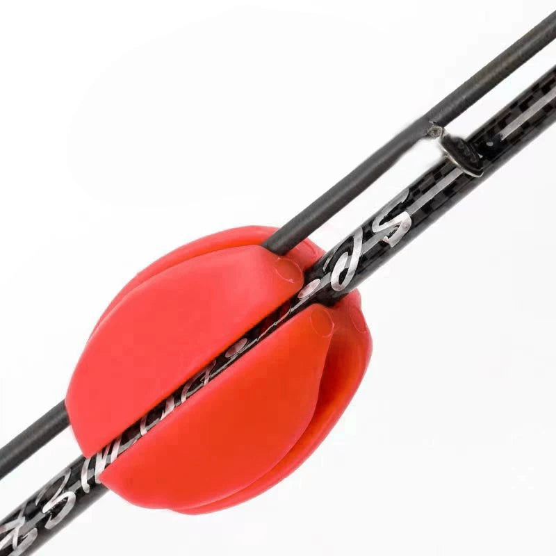 Silicone Fishing Rod Holder Ball Straps 5-Hole Organizer 2-Pack Fishing Rod Organizer QXL