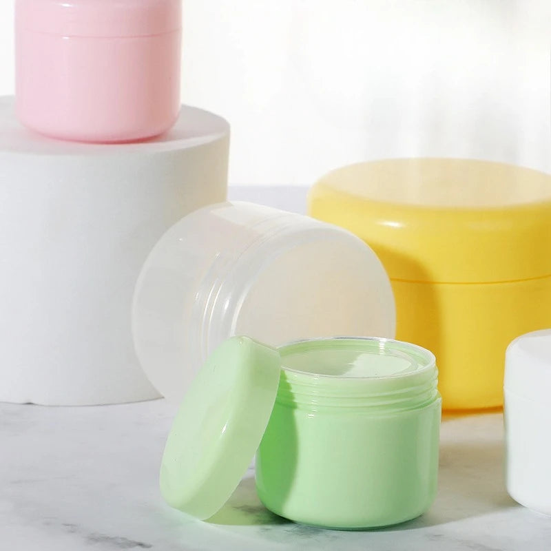 10-Pack Refillable Cosmetic Jars 10g 20g 30g | Travel Cream Pots Cosmetic Jars QXL