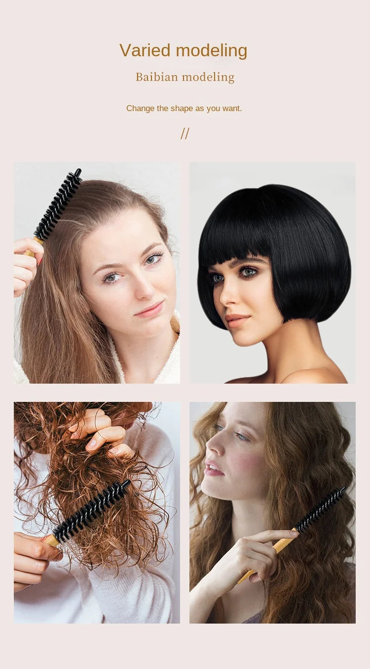 16mm & 20mm Small Round Hair Brush | Salon Curling Comb Round Hair Brush QXL