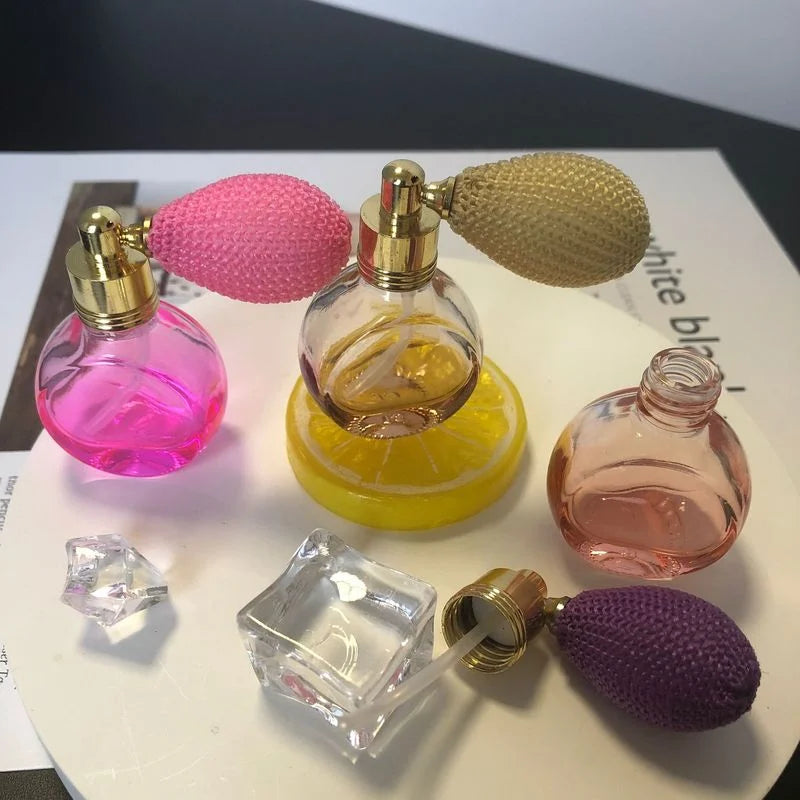 Balloon Glass Perfume Spray Bottle 8ml 10ml | Refillable Perfume Atomizer Bottle QXL