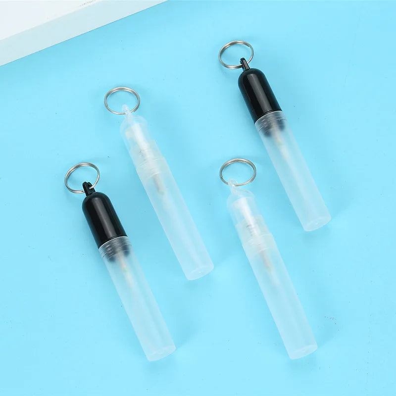 Mini Refillable Perfume Spray Bottle 3ml 5ml with Key Ring Perfume Atomiser QXL