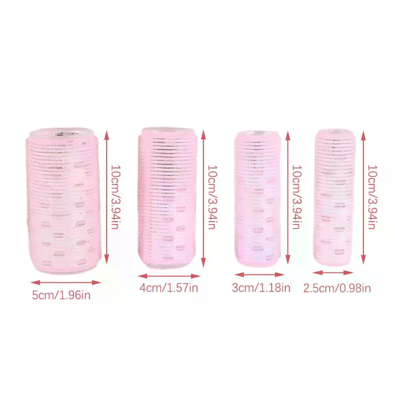 Self-Grip Magic Hair Rollers | No-Heat DIY Curling Tool Hair Roller Curler QXL