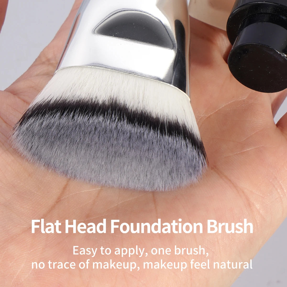 MAANGE 6-Pc Foundation Brush & Air Cushion Puff Set | Travel Makeup Brush Set QXL