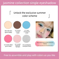 Magnetic Single Eyeshadow | Shimmer Polarized Highlighter Shimmer Eyeshadow QXL Blue combination