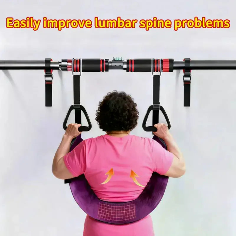 Lumbar Traction Belt | Spinal Stretch Waist Suspension Support Lumbar Traction Belt QXL