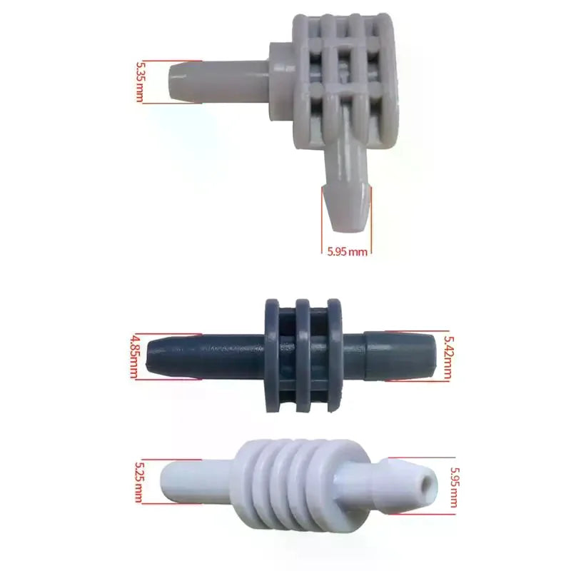 Blood Pressure Cuff Tube Connector | Single Tube Replacement Part BP Monitor Accessory QXL
