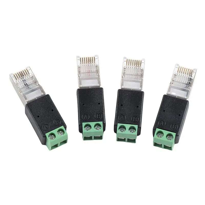 RJ45 to RS485 Converter Adapter | Terminal Block for Monitoring Signal Converter Adapter QXL