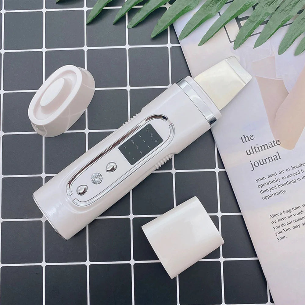 Ultrasonic Skin Scrubber | Deep Pore Cleansing Facial Device Ultrasonic Facial Scrubber QXL