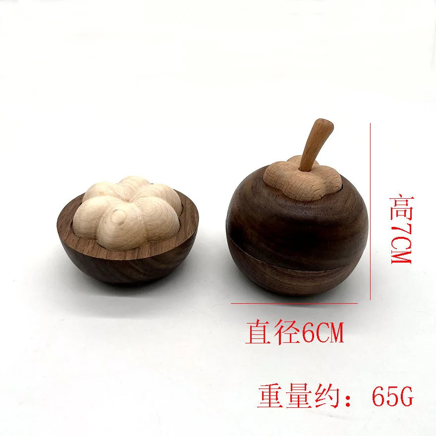 Black Walnut Wood Ball Car Essential Oil Diffuser | 6×7cm Wood Essential Oil Diffuser QXL 1pc