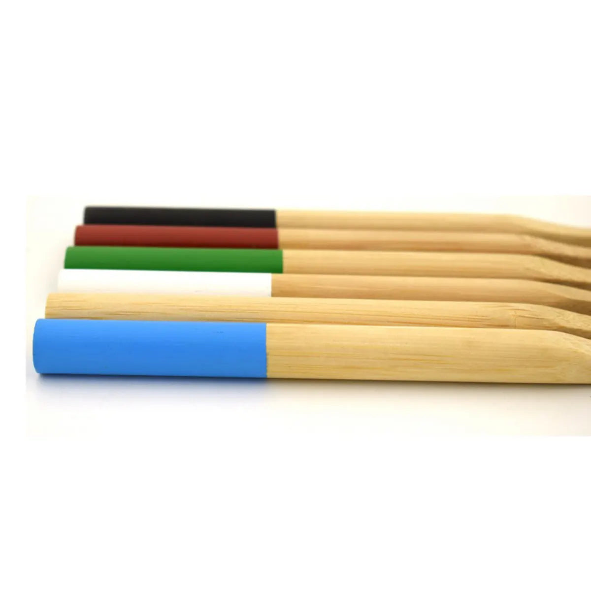 Blue Bamboo Toothbrush | Eco-Friendly Soft Bristle Adult Bamboo Toothbrush QXL