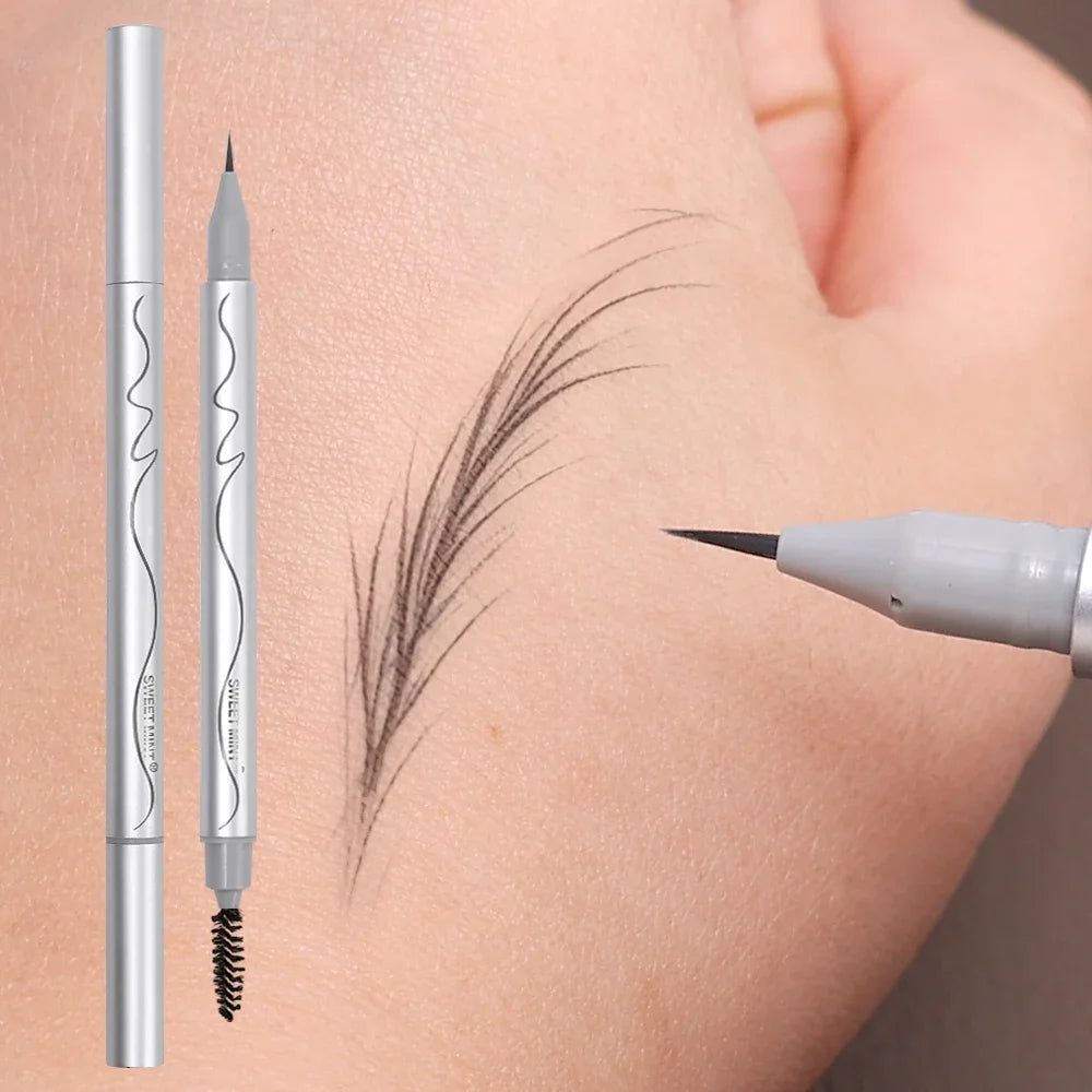 Waterproof Liquid Eyebrow Pencil & Eyeliner | Long-Lasting Liquid Eyebrow Pencil QXL