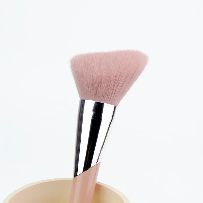 #190 Large Angled Contour Makeup Brush – Pink Sculpting Tool Contour Makeup Brush QXL