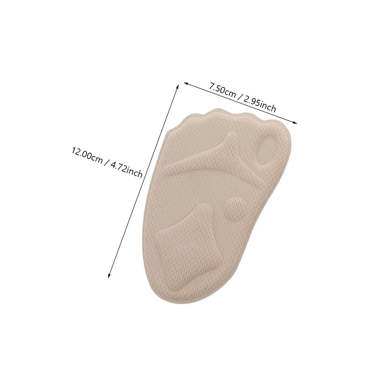 8-Pack Forefoot Cushion Pads | Half Shoe Insoles for High Heels Forefoot Shoe Insoles QXL