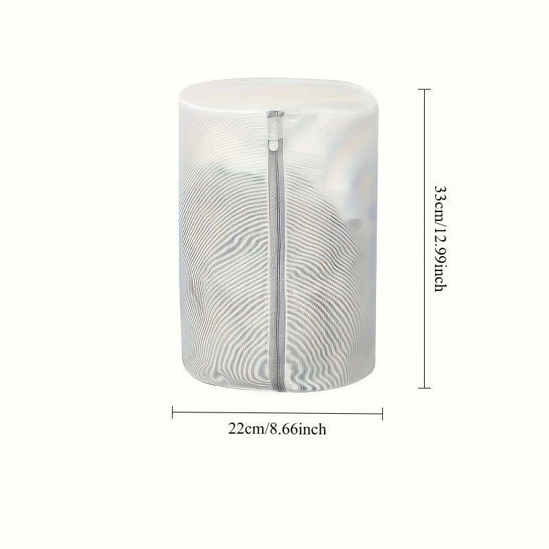 Polyester Shoe Wash Bag | Mesh Pocket & Zipper Closure Shoe Laundry Bag QXL
