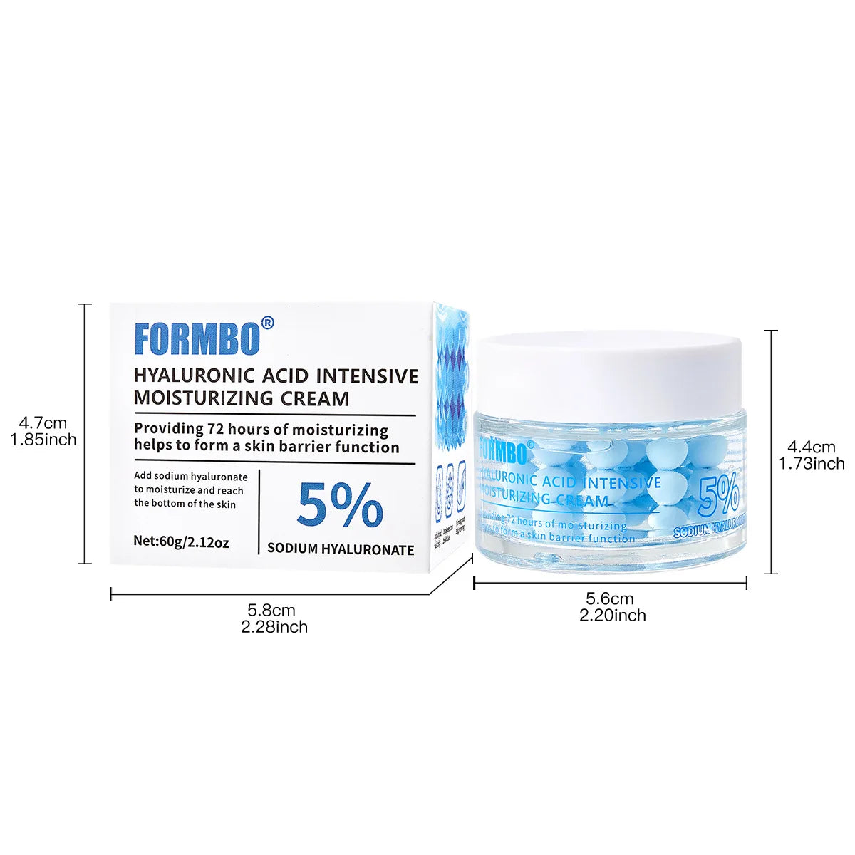 Collagen Protein Moisturizing Facial Cream | All Skin Types 60g Facial Moisturizer Cream QXL